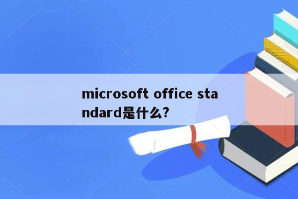 microsoft office standard是什么?