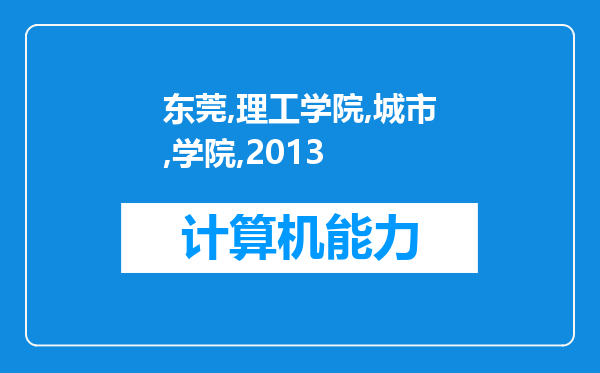 东莞理工学院城市学院的2013届司法考试通过率为多少？急求