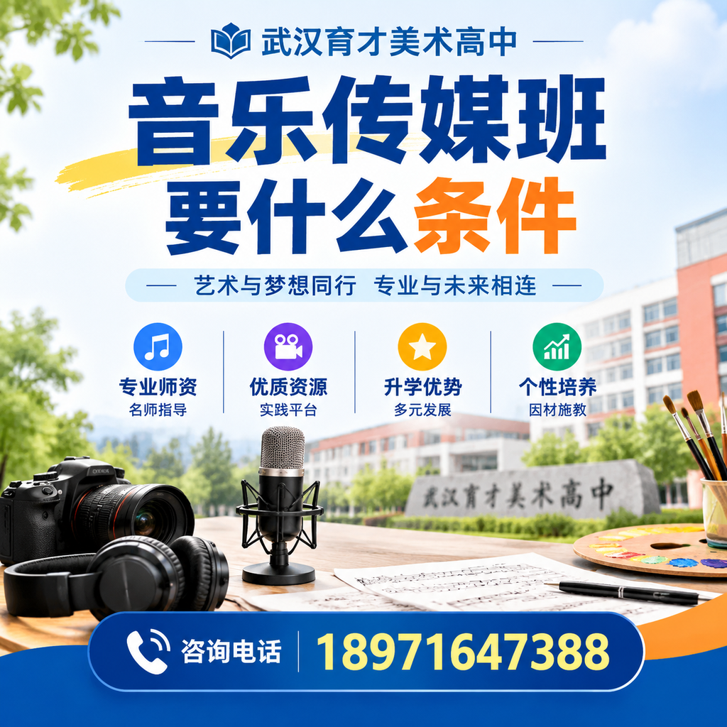 武汉育才美术高中音乐传媒班入学条件:你需要知道的事项