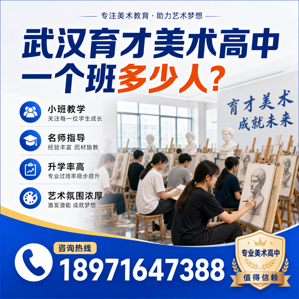 武汉育才美术高中一个班多少人？新生必看信息汇总