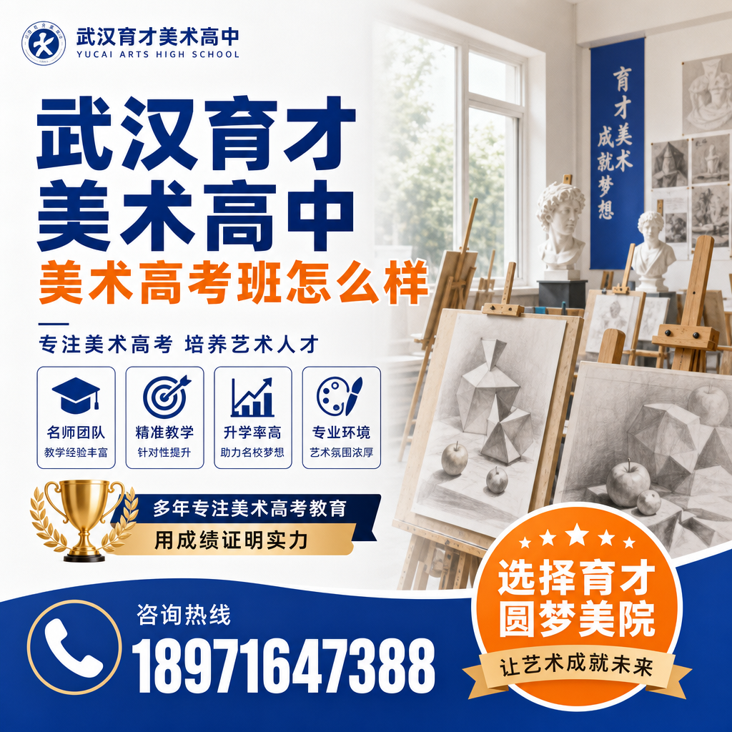 美术高考班选哪家?武汉育才美术高考班的特色分析